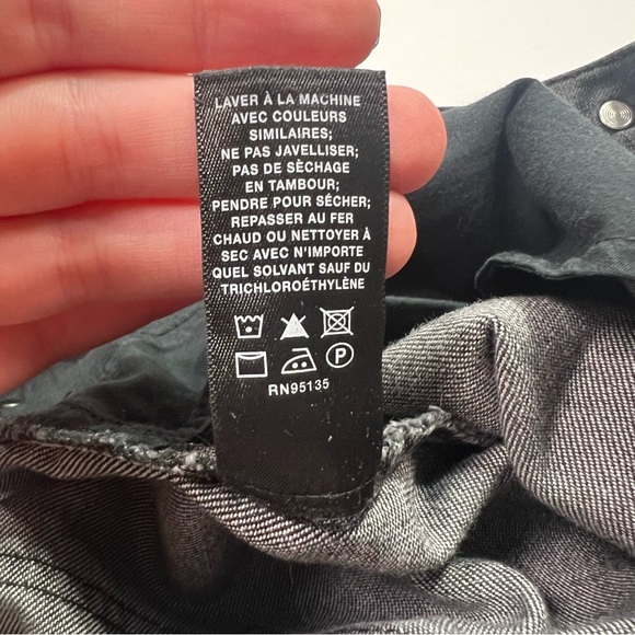 Lafayette 148 Straight Leg Jeans - faded black, 10 - Picture 5 of 9